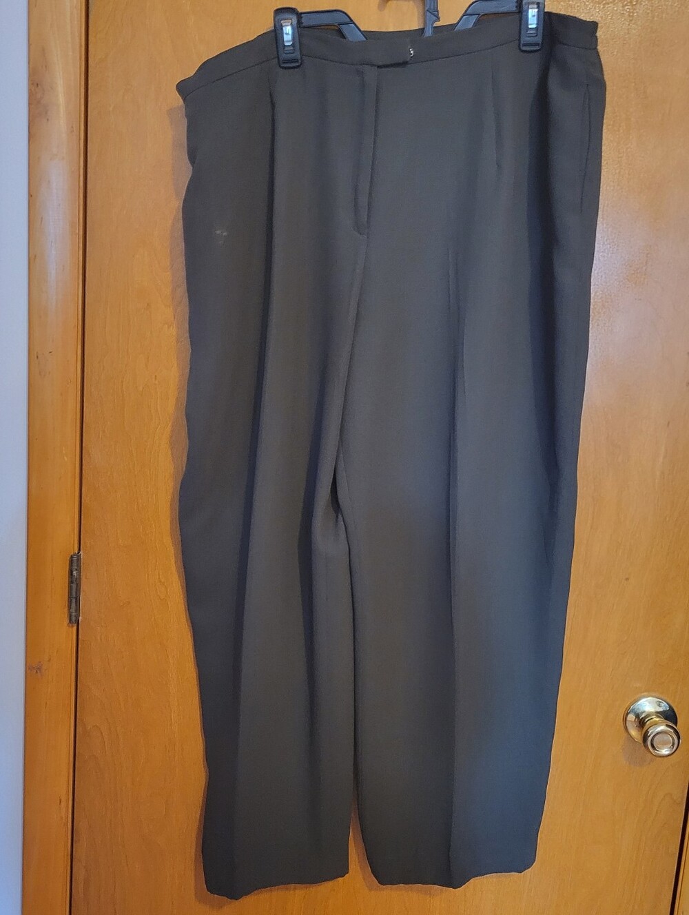 Worthington Woman Black Dress Pants — Straight Leg-Size 24W